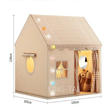 Load image into Gallery viewer, Kids Princess Castle Play Tent Indoor Folding House
