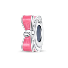 将图片加载到图库查看器，100% 925 Sterling Silver Rainbow Zircon Butterfly Dragon Silicone Stopper Charms - Colorful Beads for DIY Bracelets, Customizable Jewelry for All Occasions
