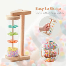 Load image into Gallery viewer, Montessori Wooden Rain Stick Sensory Musical Toy
