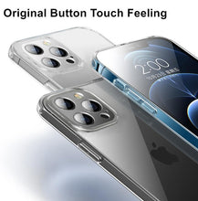 Load image into Gallery viewer, Ultra Thin Clear Soft Silicone Phone Case For iPhone 14 13 12 11 Pro Max XS X XR 7 8 Plus Mini Shockproof Protect Cover  Crystal Clear Anti-Scratch Case Protect the Camera Lens Shockproof Bumper Cover Phone Case
