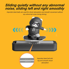 Load image into Gallery viewer, New Dashboard Car Decorations Skateboard Bear Magnetic Parking Number Plate Creative Car Cartoon Interior Interior Accessories

