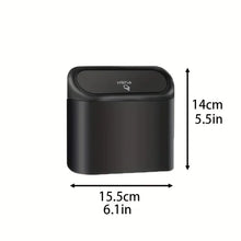 将图片加载到图库查看器，Car Trash Can (with Lid) Contains 60 (300) Garbage Bags, Small Car Trash Can, Leak-proof Mini Car Accessories
