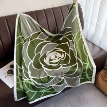 Load image into Gallery viewer, 90x90cm Square Silk-Feel Scarf – Luxury Women’s Shawl &amp; Head Wrap
