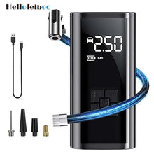 Load image into Gallery viewer, Car Air Pump Wired/Wireless Protable Car Air Compressor 150PSI Tire Inflation Pump for Motorcycle Bicycle Car Tire Ball Inflator
