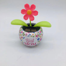 Load image into Gallery viewer, Solar Automatic Swing Solar Flower Car Ornaments
