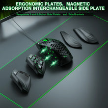 Load image into Gallery viewer, SOLAKAKA SM809 Wired Gaming Mouse 16 Side Buttons 22800 DPI Programmable Macro MMO Mouse Gamer PAW3311 Honeycomb Ergonomic RGB
