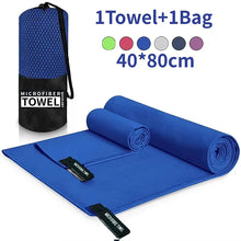 将图片加载到图库查看器，Quick-Drying Sports Towel 40x80CM Blue Grey Green Orange Swimming Gym Fitness Camping Running Beach Washcloth Towels
