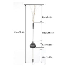 Load image into Gallery viewer, Solar Firework Garden Light – IP65 Waterproof LED Outdoor Lawn &amp; Flower Lamp with 8 Modes

