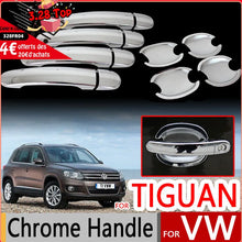 Load image into Gallery viewer, For VW Tiguan Chrome Door Handles Covers 2007-2016 Volkswagen Car Accessories Stickers Car Styling MK1 2009 2010 2012 2014 2015
