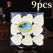 Load image into Gallery viewer, 9pcs Heart-shaped Scented Tea Candles Valentine's Day Romantic Love Candle Proposals Wedding Anniversary Decorative Candle
