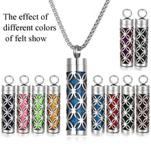 Load image into Gallery viewer, Stainless Steel Aromatherapy Necklace – Oil Diffuser Pendant
