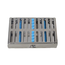 Load image into Gallery viewer, Dental Sterilization Tray Case Box Holder  Autoclave Sterilizer Teaching Instruments Dental Cassette File Burs Disinfection Tray
