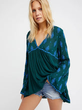 Load image into Gallery viewer, New Hot Free Shipping Embroidery Floral Dress People Sweet Mini Short Dress Women's Loose Boho Style Casual Sexy Dresses
