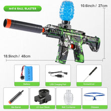 将图片加载到图库查看器，M416 Electric Ball Blaster Toy Gun – High-Speed Rechargeable Toy with Metallic Finish, Perfect Holiday Gift (Bullets Excluded)
