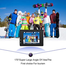 Load image into Gallery viewer, 4K Action Camera A1 Ultra HD WiFi 12MP 2" LCD 30M Waterproof 170D Remote Control Helmet Bicycle Video Camera Outdoor Sport Cam
