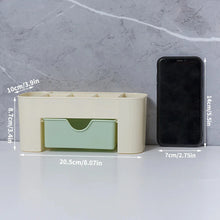 Load image into Gallery viewer, Multifunctional Nail &amp; Cotton Swab Storage Box – Cosmetic Organizer
