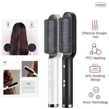 Load image into Gallery viewer, Hair Straightener Professional Quick Heated Electric Hot Comb Hair Straightener Personal Care Multifunctional Hairstyle Brush
