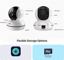 Load image into Gallery viewer, XM ICSee 3MP 2.4GHz WiFi Indoor Home Security IP Smart Baby Monitor Camera Automatic Tracking 24/7 Video Surveillance PTZ Camera
