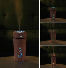 将图片加载到图库查看器，New USB Portable Mini Air Humidifier 200 ML Ultrasonic Essential Oil Diffuser For Home Bedroom Office Car With 7 Color Lights
