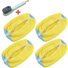 将图片加载到图库查看器，Shoe Washing Machine Bag with Brush Set – Durable Laundry Cleaner (1–4PCS)
