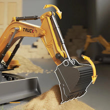 Load image into Gallery viewer, Alloy Remote Control Excavator Toy Car with Lights Sound Effect Electric Excavator Automobile Engineering Vehicle Children Gifts

