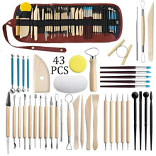 Load image into Gallery viewer, Pottery Clay Sculpting Tools Kit - 8-61 Pcs for Carving, Shaping &amp; Modeling
