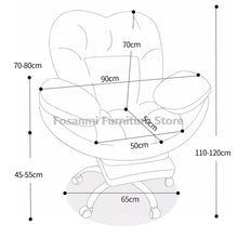 将图片加载到图库查看器，Large Soft Office Chair Home Gaming Computer Sofa Chair with Double Thick Armrest Gamer Comfortable Desk Rolling Swivel Chairs
