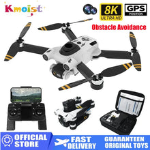将图片加载到图库查看器，2023 S136 PRO Ultra RC Dron 8K Camera Drone GPS Obstacle Avoidance Drones Quadcopter FPV Wifi 1KM Helicopter Brushless Motor Kid
