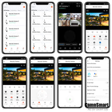 将图片加载到图库查看器，5mp Tuya Alexa Camera Wifi Bulb Surveillance Indoor Use for Home Security  IP CCTV Onvif NVR Color Night Vision Remote View APP
