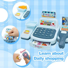 Load image into Gallery viewer, Simulation Shopping Cash House Toys Electronic Game Lighting And Sound Effects Supermarket Cashier Toys
