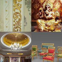 Load image into Gallery viewer, 100 Sheets Gold Leaf Paper - DIY Art, Craft, &amp; Decoration Kit
