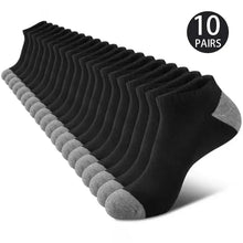 Load image into Gallery viewer, 10 Pairs Breathable Low-Cut Socks – Sweat-Absorbing, Odor-Proof for Outdoor Activities
