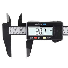 Load image into Gallery viewer, 150mm Digital Caliper – Carbon Fiber Vernier Gauge with LCD Display

