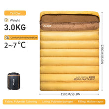 将图片加载到图库查看器，BSWOLF 2 Person Camping Sleeping Bag Four Seasons Portable Winter Sleeping Bag for Outdoor Camp Travel Hiking
