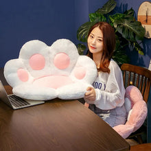 Load image into Gallery viewer, Kawaii Cat Paw Plush Toy – Soft Floor Cushion, Chair Pad &amp; Nap Pillow
