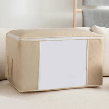 将图片加载到图库查看器，Large Capacity Foldable Clothes Storage Bag – Blanket &amp; Closet Organizer
