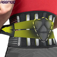 将图片加载到图库查看器，Back Brace Immediate Relief from Back Pain,Sciatica - Breathable Mesh Design with Lumbar Pad- Adjustable Support Straps for Work
