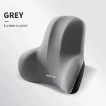 Load image into Gallery viewer, Memory Foam Car Neck and Lumbar Support Cushion – Ergonomic Pillow Set for Comfortable Driving and Posture Relief
