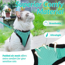 Load image into Gallery viewer, Cat Harness and Leash – Soft Adjustable Escape-Proof Vest for Walking Cats
