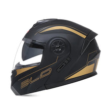 Load image into Gallery viewer, BLD Personalised Motorcycle Full Face Helmet Men Women Fashion Dual Lens Helmets Motocross Racing Modular Flip Up Casco Moto

