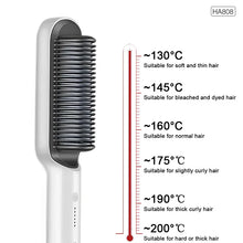 Load image into Gallery viewer, Hair Straightener Professional Quick Heated Electric Hot Comb Hair Straightener Personal Care Multifunctional Hairstyle Brush
