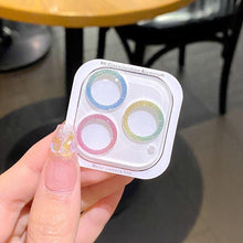 将图片加载到图库查看器，Glitter Full Cover Camera Lens Protector Glass For iPhone 13 12 11 Pro Max Mini 9H Tempered Glass for iPhone 12 Glass Lens Cover HD Clear Tempered Glass Back Camera Protector Ultra-Thin Easy Installation
