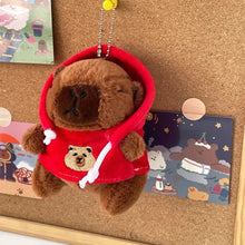 Load image into Gallery viewer, Cute Capybara Plush Toy Hoodie – Small Winged Stuffed Doll for Kids
