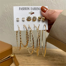 Load image into Gallery viewer, Gold Butterfly &amp; Heart Dangle Earrings Set – Acrylic Drop Jewelry for Women
