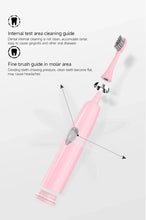 将图片加载到图库查看器，Electric Toothbrush for Adults Soft DuPont Bristle Portable Battery Endurance IPX6 Waterproof Intelligent Effective Oral Care
