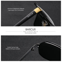 将图片加载到图库查看器，BARCUR Polarized Sports Sunglasses for Men Fashionable Fishing Driving Hiking and Outdoor Eyewear UV400 Protection Gradient Lenses
