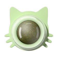Load image into Gallery viewer, Ball Cat Toy Pasted Lollipop Gatos Mint On The Wall Pet  Ball Snack Good Cat Accessories Cat Toy with Light and Self-Rotating Ball Kitten Gift Edible Cat Lick Toy Cat Chew Toy Teeth Cleaning Cat Bite Toy Rotating Cat Toy
