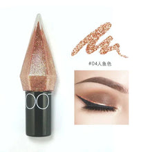 Load image into Gallery viewer, Diamond Shiny Eyeliner Waterproof Silver Rose Gold Glitter Eye Shadow

