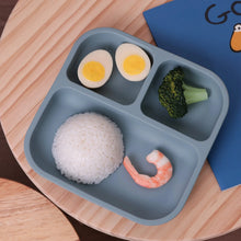 Load image into Gallery viewer, BPA Free Silicone Divided Suction Baby Plate
