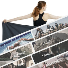 Load image into Gallery viewer, Microfiber Quick-Dry Towel – Lightweight Sandproof Sports &amp; Travel Towel for Gym, Beach, Swim &amp; Yoga

